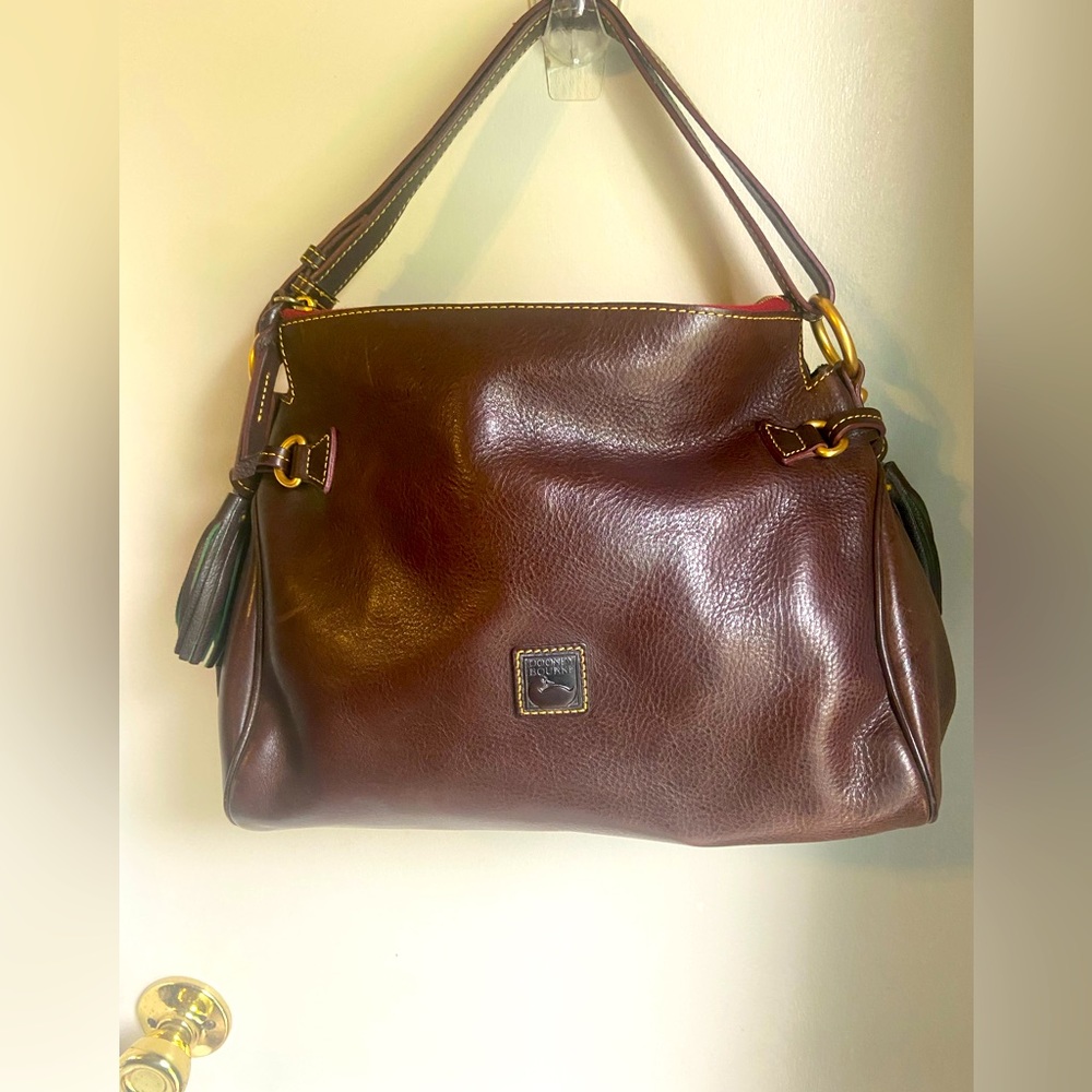 Dooney and Bourke medium Florentine leather hobo bag
